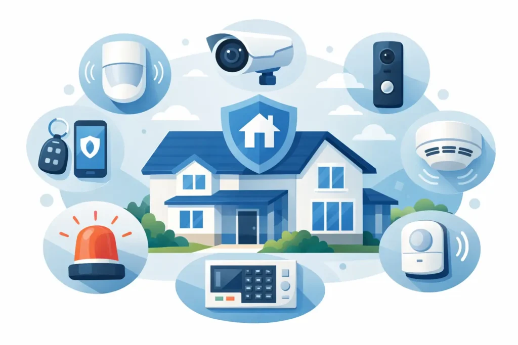 8 Types of Home Alarm Systems Explained