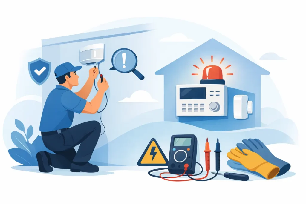How to Troubleshoot Alarm Sensors Safely