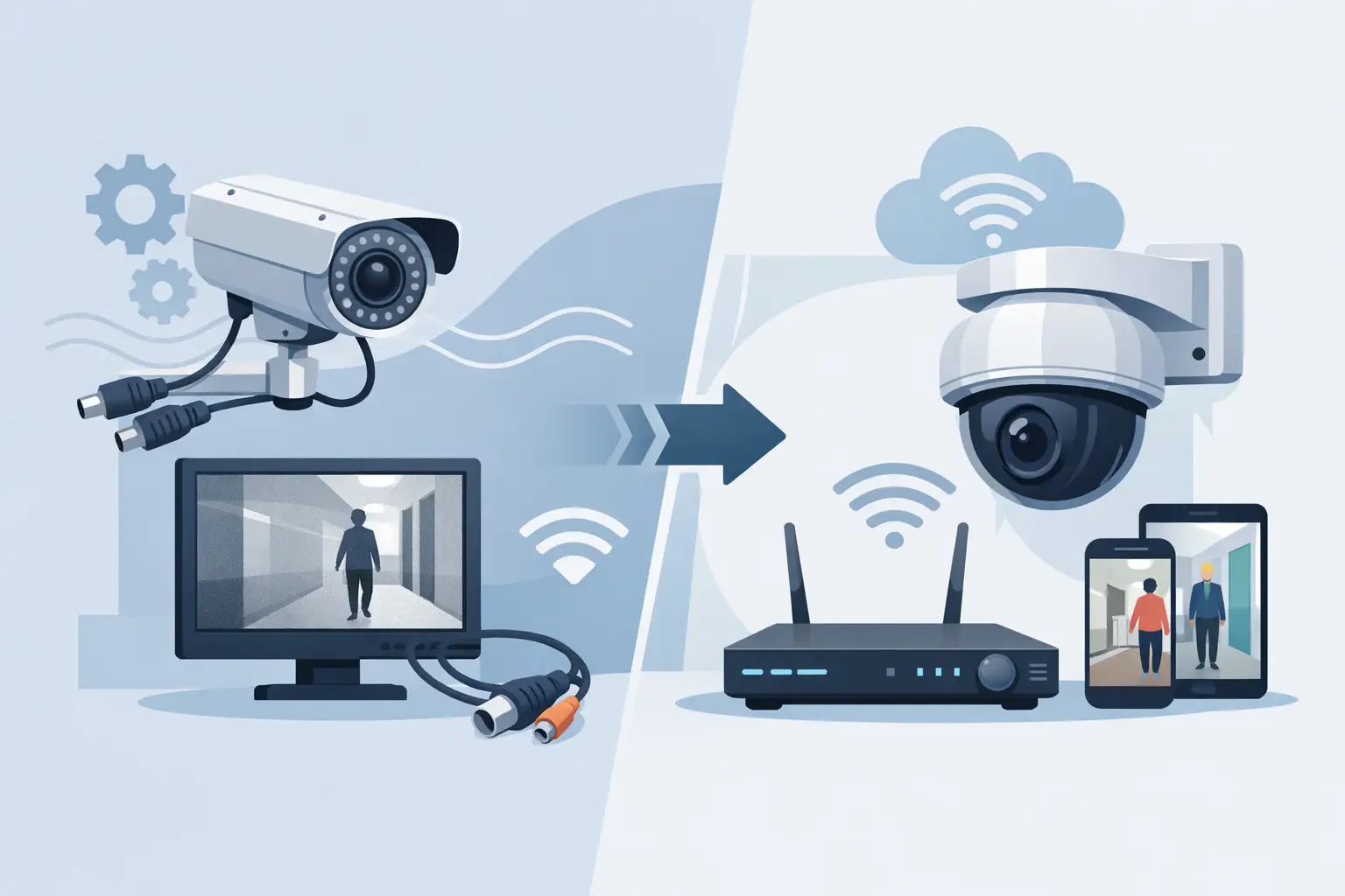 How to Upgrade Analog CCTV Without Rewiring