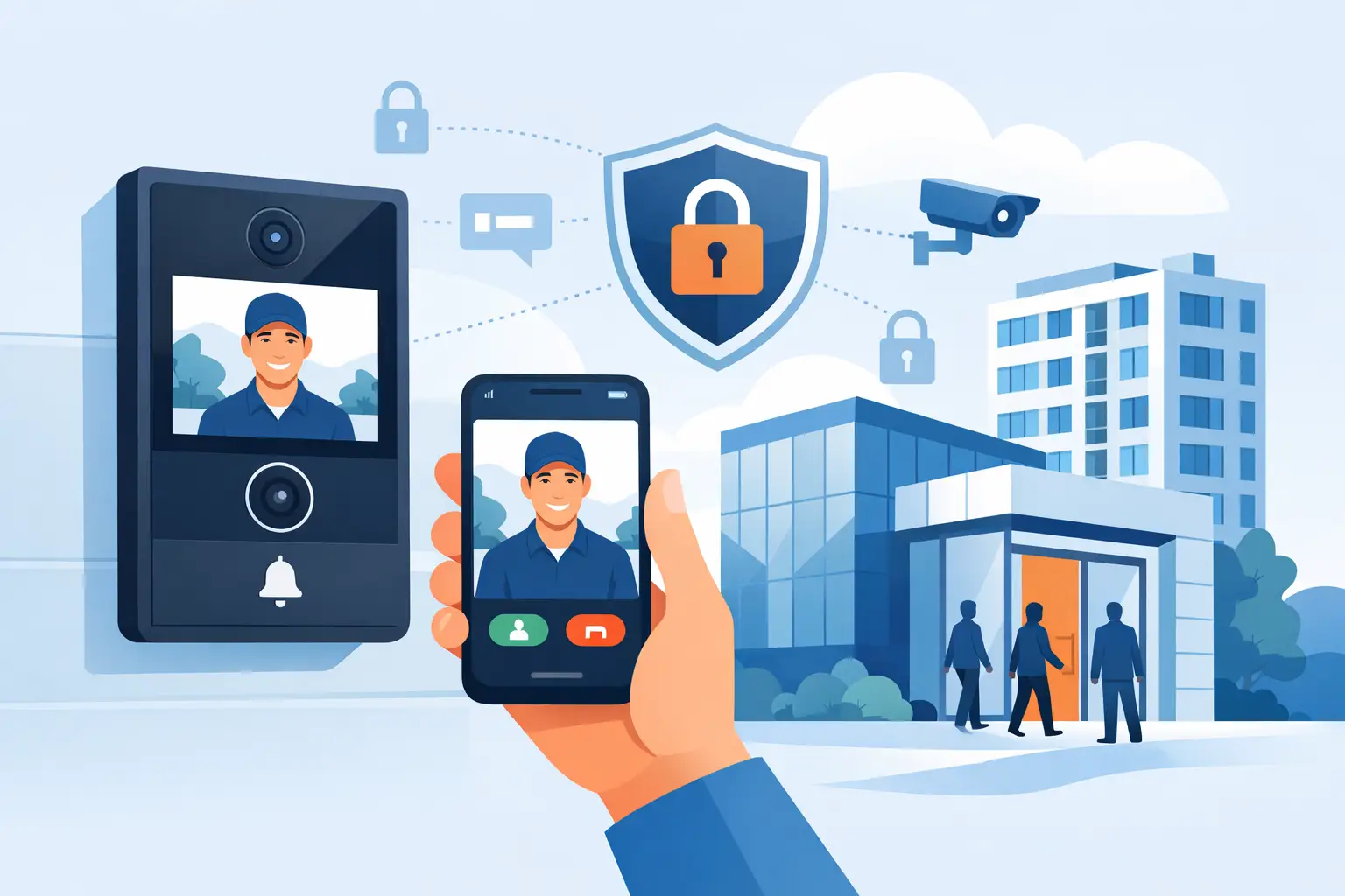 How Video Door Access Systems Protect Buildings