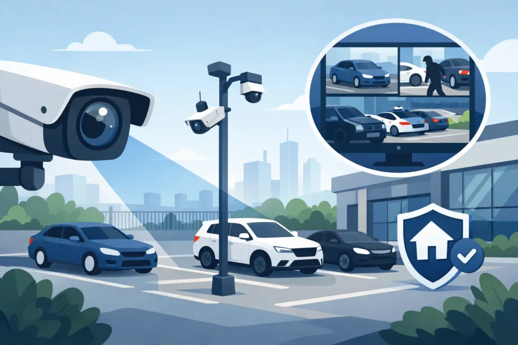 Parking Lot Surveillance That Protects Property