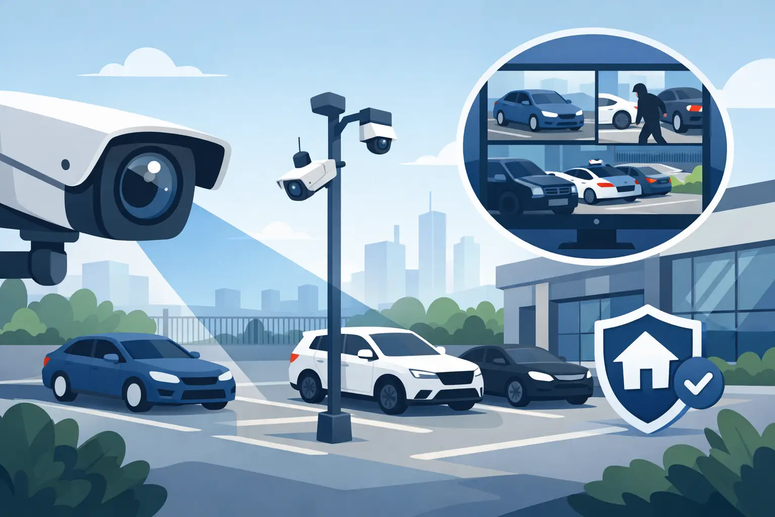 Parking Lot Surveillance That Protects Property
